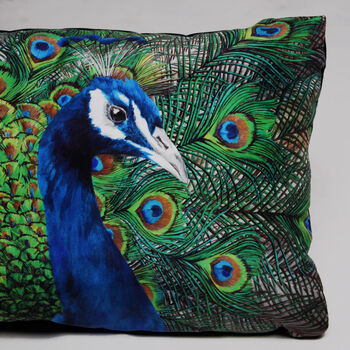 Peacock Cushion, 5 of 5