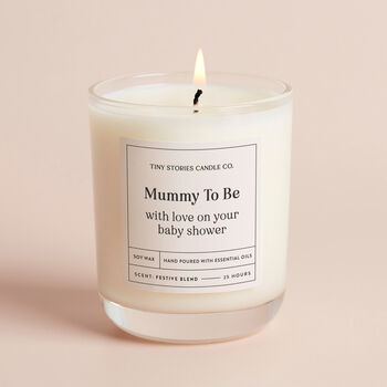 Mummy To Be Baby Shower Gift Essential Oil Candle, 2 of 5