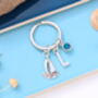 Sailing Boat Personalised Keyring Boating Gift, Present For Sailor, thumbnail 7 of 9