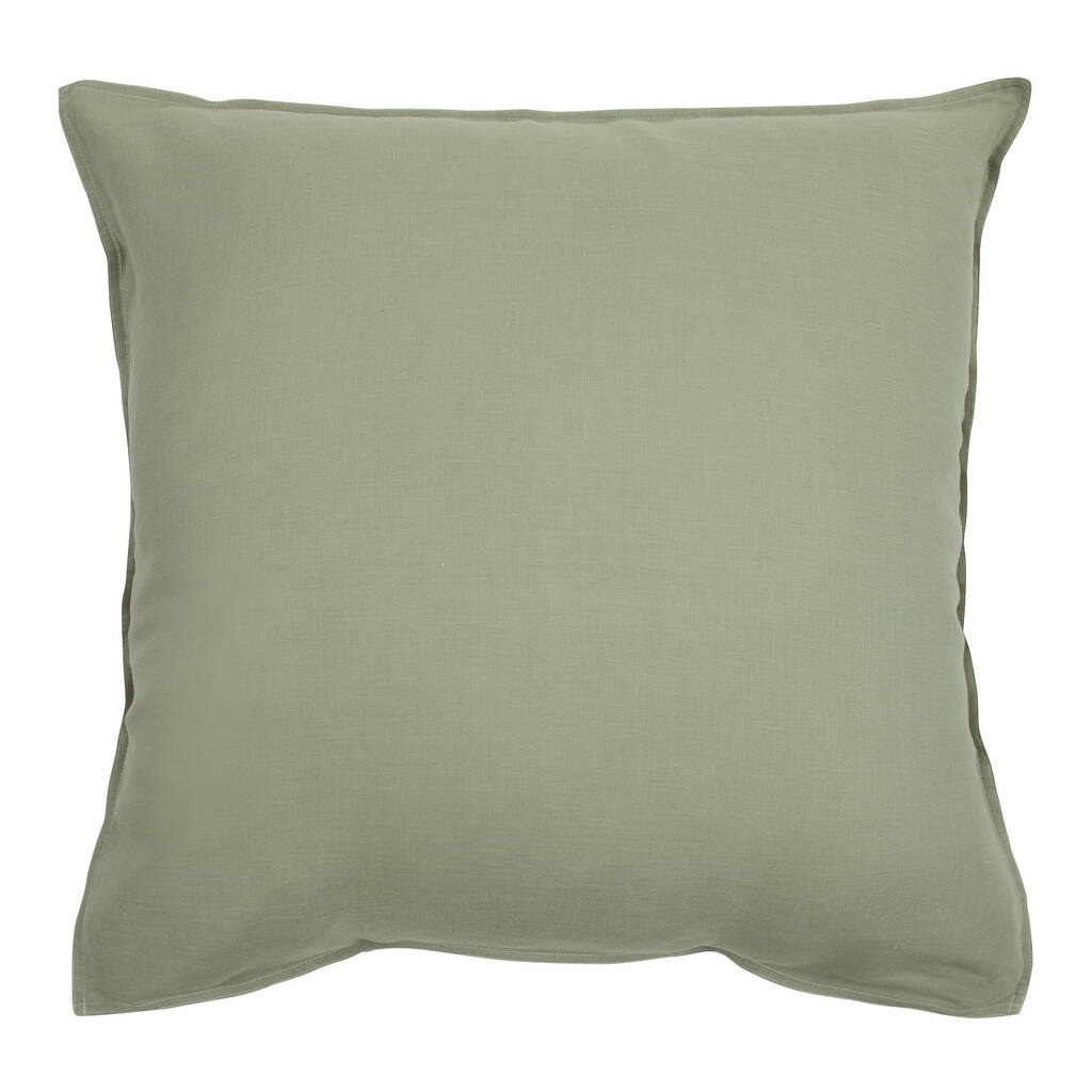 Loft Linen Reversible Large Square Pillowcase By Wallace Cotton