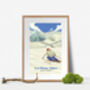 Les Deux Alpes Ski Resort France Travel Poster Print, thumbnail 4 of 12