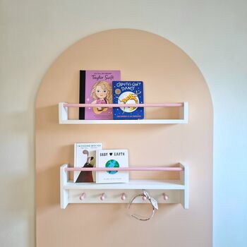 Nursery Shelf With Rail, Nursery Decor, 12 of 12