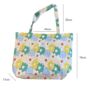 Extra Large Floral Daisy Tote Bag, Rose Canvas Shoulder Bag, thumbnail 4 of 11