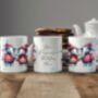 Personalised Elephant Love Couple In Christmas Jumpers Mug B, thumbnail 2 of 2