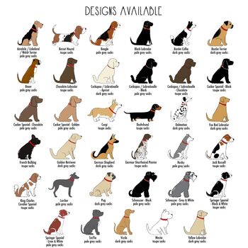 Father's Day Dog Walker Socks Various Breeds Available, 10 of 12