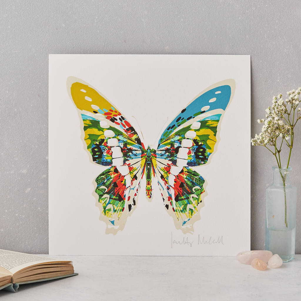 marble butterfly fine art print by kitty mccall
