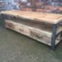 Industrial Tv Stand Media Unit With Three Drawers 336, thumbnail 3 of 5