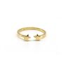 Mini Star Adjustable Ring Gold Vermeil Plated, thumbnail 1 of 3