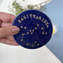 Blue Zodiac Constellation Star Sign Coaster, thumbnail 4 of 9