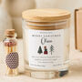 Christmas Vegan Soy Candle Personalised Gift, thumbnail 1 of 6
