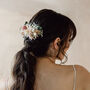 Payton Boho Dried Flower Wedding Bridal Hair Comb, thumbnail 2 of 5