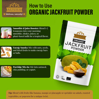 Organic Green Jackfruit Powder Gut Health Soluble Fiber, 6 of 12