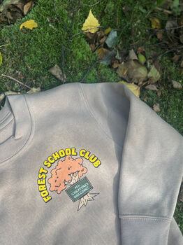 Forest School Club Kids Graphic Sweatshirt, 4 of 6