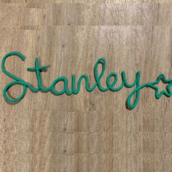 Personalised Knitted Wire Name, 8 of 12