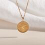 Kind Gold Vermeil Plated Shorthand Coin Necklace, thumbnail 4 of 8