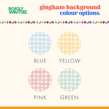 Pig Gingham Farm Print, 2 of 4