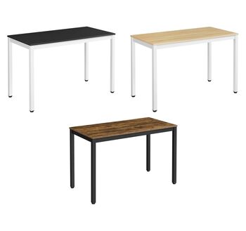 Industrial Office Desk With Metal Frame Multi Use Table, 8 of 8