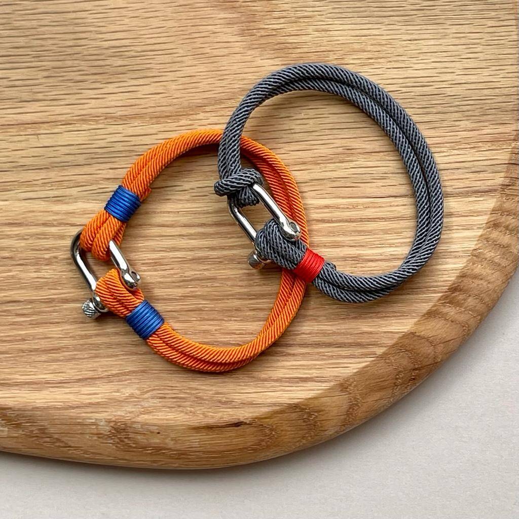 Men's Double Strand Cord Bracelet, 1 of 4