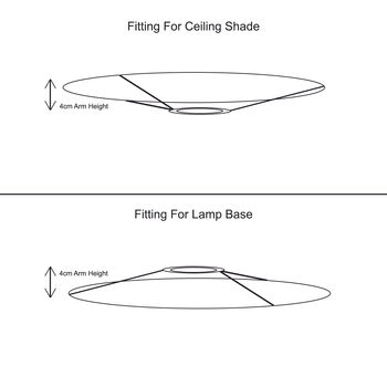 Dark Denim Linen Lampshade With A Metallic Lining, 3 of 4