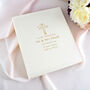 Personalised Gold Cross Photo Album, thumbnail 4 of 4