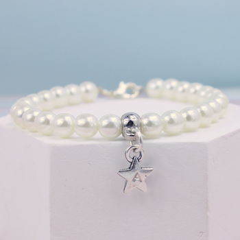 Personalised Star Pearl Bracelet, 2 of 5