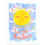 Colourful Kids Sunshine Print, thumbnail 2 of 8