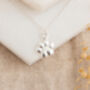 Sterling Silver Paw Print Necklace, thumbnail 2 of 5