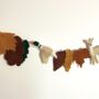 Woodland Animal Garland For Childs Room, thumbnail 6 of 6