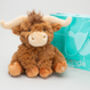 Longhorn Small Highland Cow Plush Soft Toy, thumbnail 2 of 6