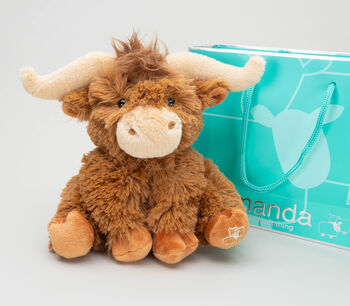 Longhorn Small Highland Cow Plush Soft Toy, 2 of 6