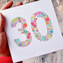 Girlie Things 30th Birthday Card, thumbnail 4 of 5