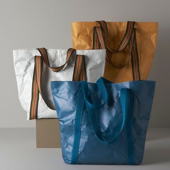 Eco Friendly Washable Blue Shoulder Bag, 8 of 8