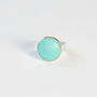 Turquoise Gemstone Ring Set In 9ct Gold 'Healing', thumbnail 2 of 5