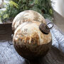 Large Antique Gold And Brass Bauble, thumbnail 1 of 3