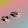 Ethical Silver Deco Stud Earrings Nicaragua, thumbnail 1 of 6