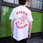 Pizza Monster Men's Back Print T Shirt, thumbnail 1 of 5