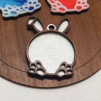 Personalised With Name Easter Bunny Basket Tags, 3 of 8