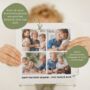 Personalised Photo Collage Grandfather Birthday Card, thumbnail 2 of 5