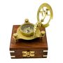 Personalised Three Inch Adjustable Sundial Compass Graduation Gift, thumbnail 5 of 12