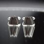 Accordion Silver Cufflinks Gift For Musicians | 316 L Stainless Steel Music Accessory, thumbnail 1 of 4