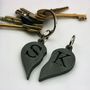 Personalised Couple's Initials Heart Key Rings, thumbnail 2 of 6