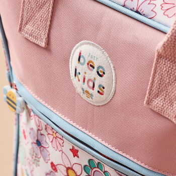 Just Bee Kids Retro Floral Backpack And Water Bottle Set, 2 of 3