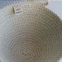 Pure White Cotton Rope Everyday Bowl, thumbnail 4 of 6