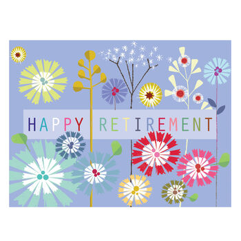 Mini Floral Retirement Card, 2 of 5