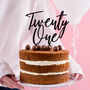 Milestone Birthday Acrylic Cake Topper, thumbnail 1 of 3