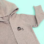 Personalised Initial Grey Onesie With Pirate Motif, thumbnail 2 of 2