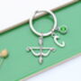 Personalised Archery Keyring, Bow And Arrow, Archer Gift, thumbnail 4 of 9