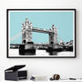London Art Print London Gift Tower Bridge, thumbnail 3 of 12