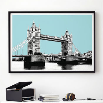London Art Print London Gift Tower Bridge, 3 of 12