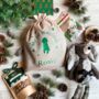 Personalised Puppy Christmas Gift Sack, thumbnail 4 of 5
